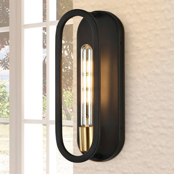 Emilia 4.75" Modern Bohemian Iron LED Sconce - JONATHAN Y